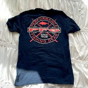 Columbia PFG tshirt- navy size mens small